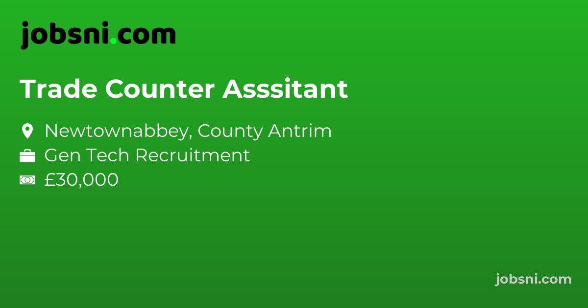 Trade Counter Asssitant