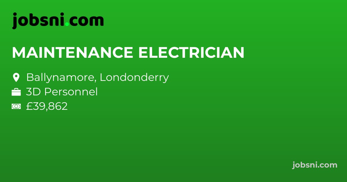 MAINTENANCE ELECTRICIAN