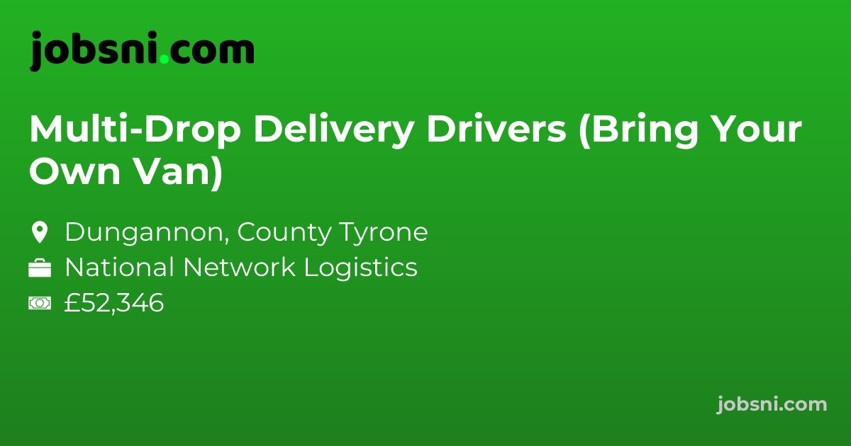 Multi-Drop Delivery Drivers (Bring Your Own Van)