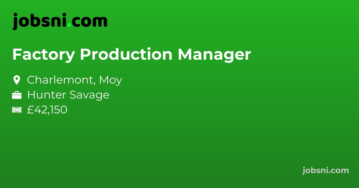Factory Production Manager