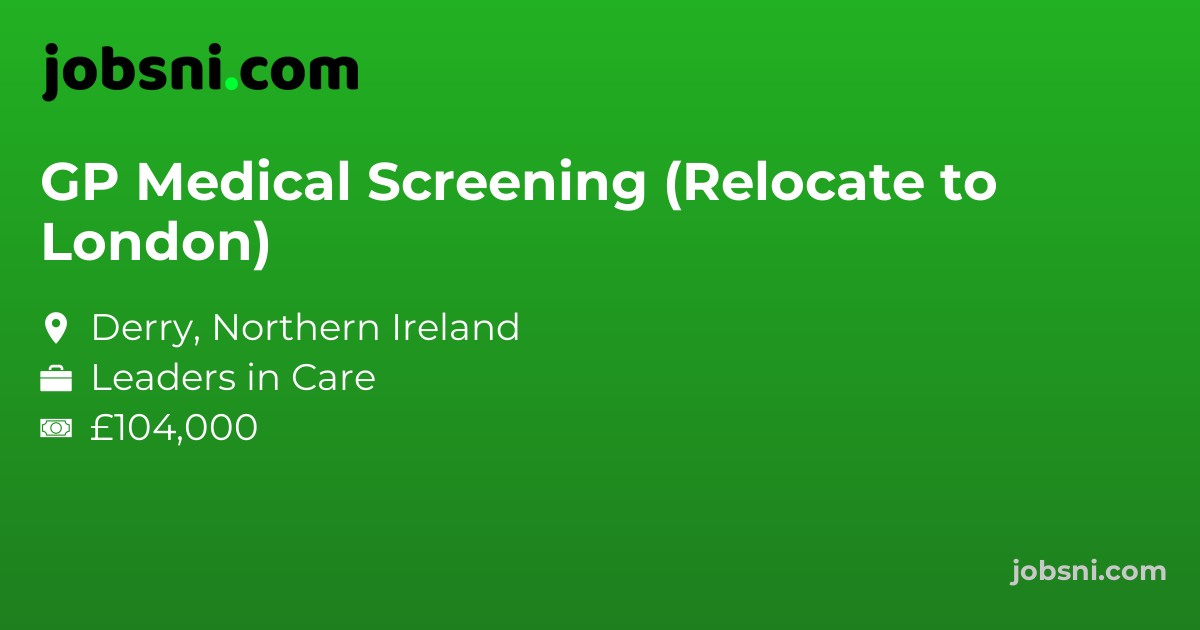 GP Medical Screening (Relocate to London)