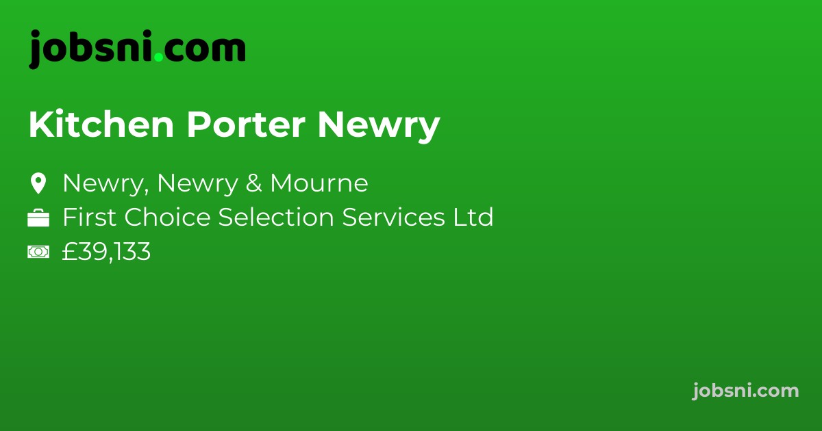Kitchen Porter Newry