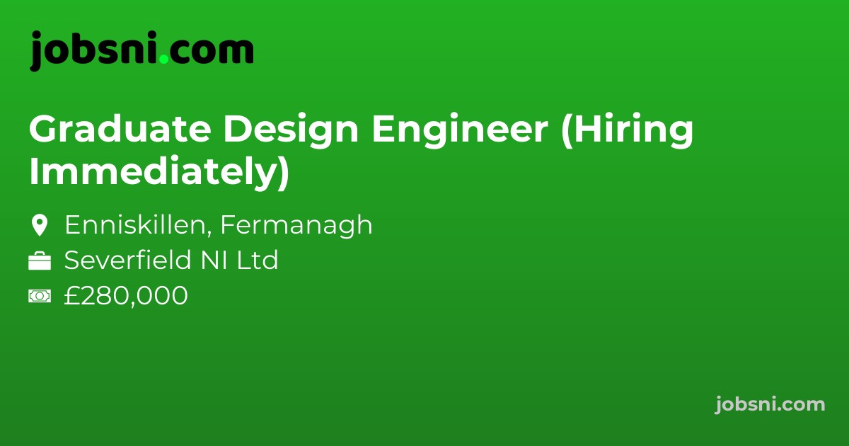 Graduate Design Engineer (Hiring Immediately)